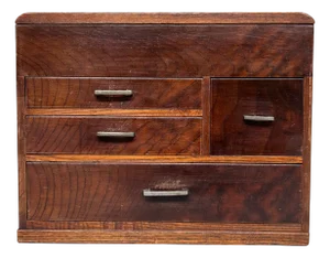 Japanese Haribako Sewing Box, 1950s