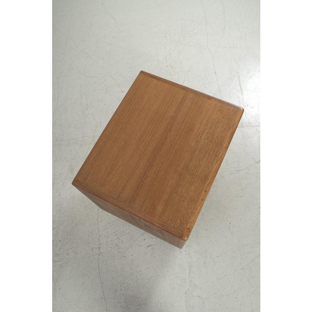 Wood Danish Cabinet in Teak For Sale - Image 7 of 8