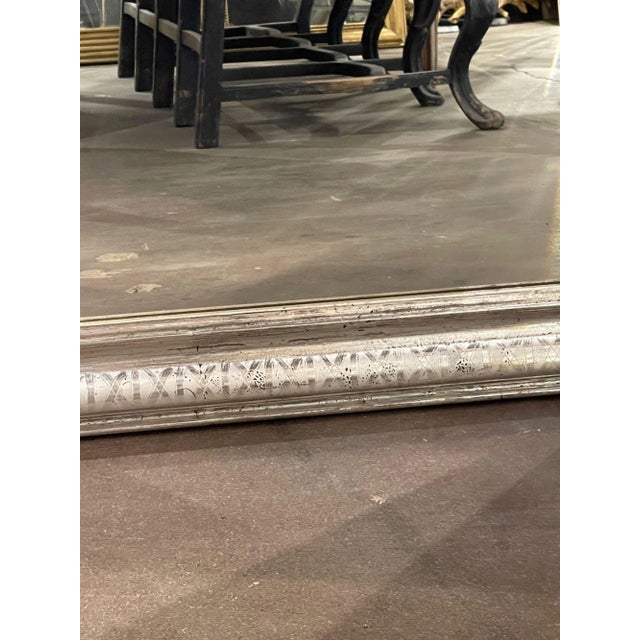 Mid 20th Century Vintage French Louis Philippe Mirrors With X Pattern- a Pair For Sale - Image 5 of 9