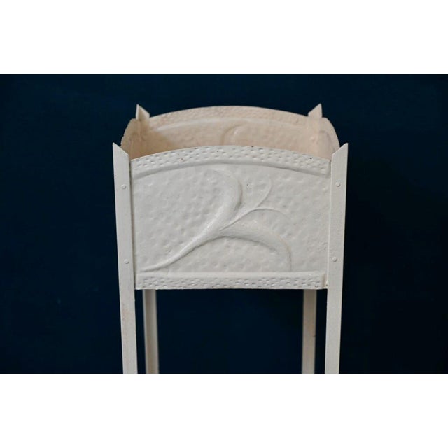 Antique Art Nouveau Metal Planter, France, 1900s For Sale - Image 14 of 16