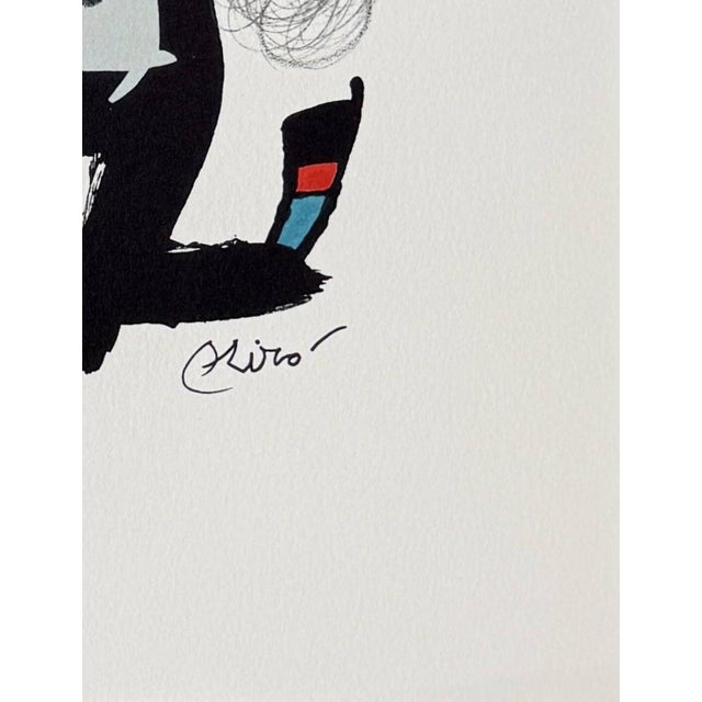 Joan Miró, La Mélodie Acide, Planche I, 1980, Lithograph For Sale - Image 3 of 7