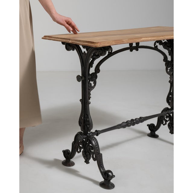 Victorian Cast Iron Bistro Table, Antique, United Kingdom, Circa 1900 For Sale - Image 14 of 18