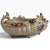 The Dresden Germany Porcelain Rose Console Rococo-style bowl featuring pink-tinted and rose-decorated body with ornate...