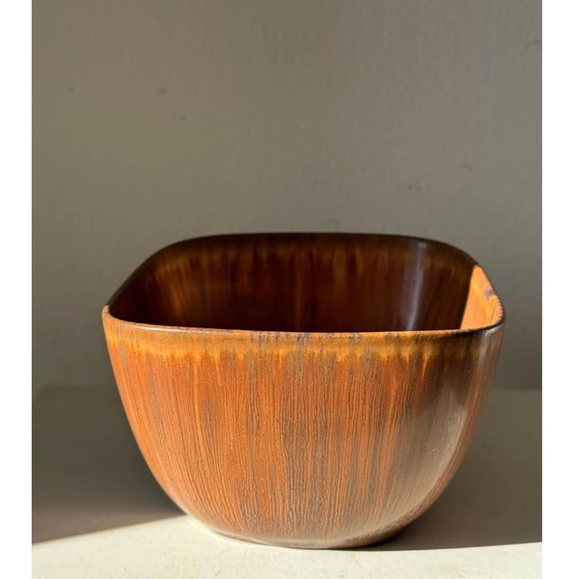 Stoneware Bowl by Carl-Harry Stålhane for Rörstrand, Sweden 1960s For Sale - Image 6 of 9