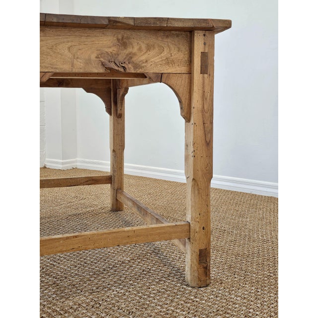 Mid 19th Century 19th Century English Pine Farmhouse Table / Writing Desk, Circa 1870 For Sale - Image 5 of 15