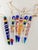 Vintage Handblown Art Glass Icicle Christmas Ornaments, Multicolor Set of 6 For Sale In Louisville - Image 6 of 8
