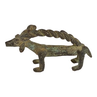 African Lobi Bronze Deer / Gold Weight For Sale