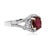 Contemporary Late 20th Century 18k Ruby Ring, Size 6.25 For Sale - Image 3 of 5