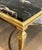 1940s Bronze coffee table with black Portor marble top in the style of Maison Jansen For Sale - Image 10 of 12