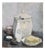 Imants Vecozols, Still Life with Cheese, 2000s, Oil on Cardboard For Sale
