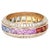 Modern Natural Multi Sapphire Ring With Natural Diamonds in 18k Gold For Sale - Image 3 of 8