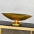 Marvelous Monumental fiberglass and gold-leaf footed bowl, compote, or store display in gorgeous vintage condition with...