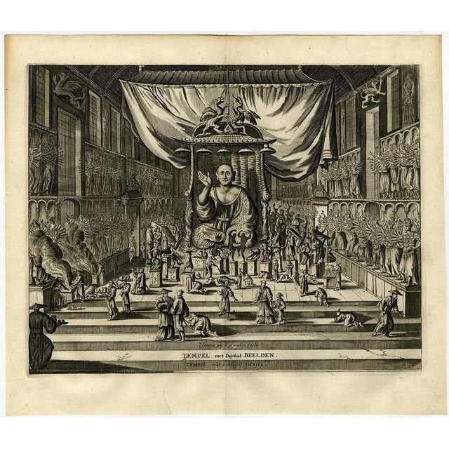 Temple of Sanjusangen-Do, 1669, Paper For Sale - Image 3 of 5