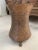 Here we have a great old footed Middle Eastern shapely copper vessel. Perfect for that exotic Bohemian texture. LOTS of...