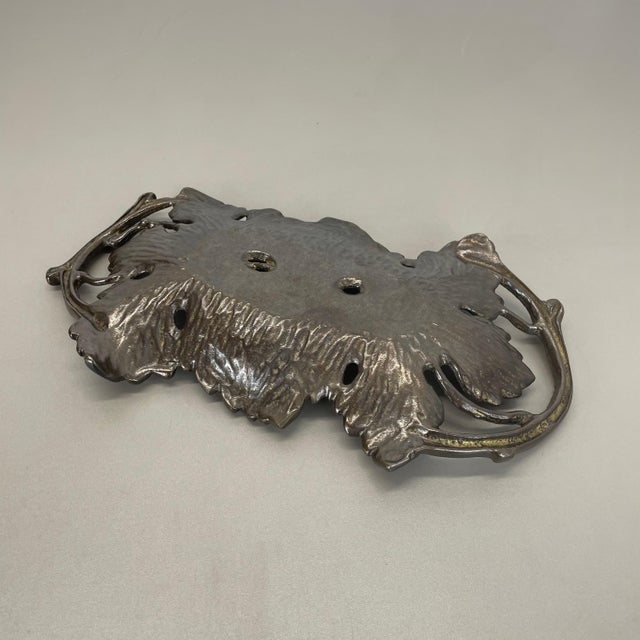 Large Brass Shell Plate, Germany, 1970s For Sale - Image 11 of 14