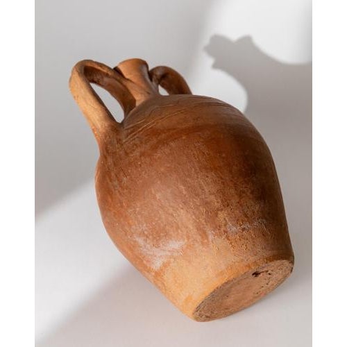 Antique Terracotta Amphora Vase, 1800s For Sale - Image 9 of 11