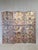 Spanish Antique 19th Century Painted Leather Folding Screen For Sale - Image 3 of 18