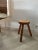 Mid-Century Modern French Pine Wooden Stool, 1960 For Sale - Image 3 of 6