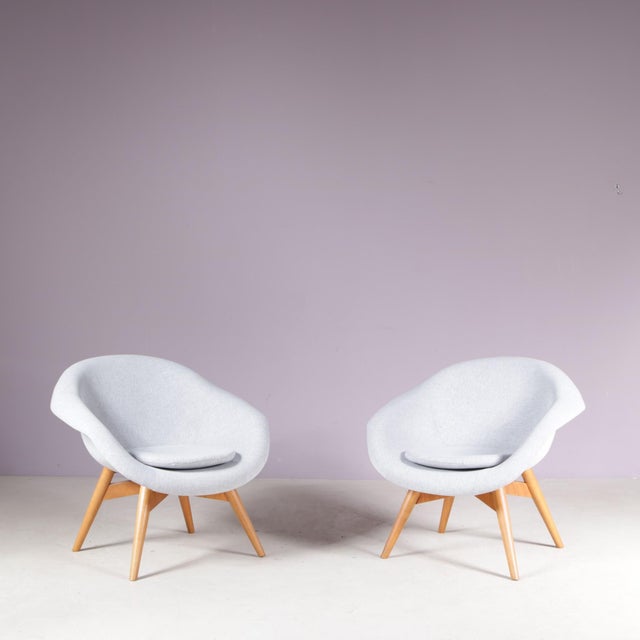Easy Chairs by Frantisek Jirak Tjech, 1950s, Set of 2 For Sale - Image 10 of 10