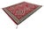 Contemporary Southwest Navajo Style Crimson Wool Rug With Geometric Diamond For Sale - Image 4 of 11