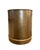 Vintage Labrazel Antique Brass Wadtebasket / Waste Basket / Trash Can, Made in Italy For Sale - Image 4 of 7