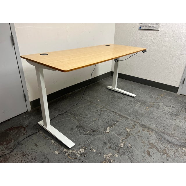 Herman Miller Jarvis Wood + Metal Standing Desk Chairish