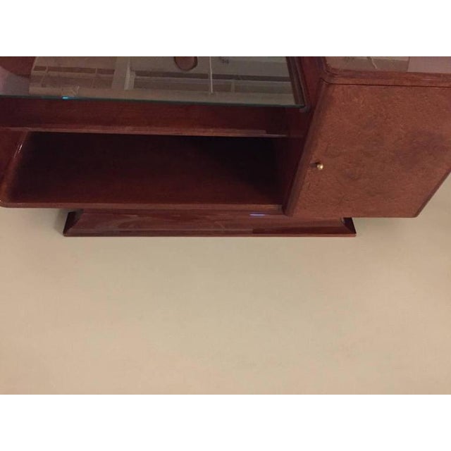 Art Deco Vanity With Large Round Mirror For Sale - Image 9 of 12