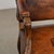 Wood Pair of 20th Century French Oak Armchairs With Vintage Leather For Sale - Image 7 of 18