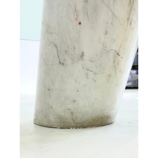 White K1000 Coffee Table in Marble attributed to Team Form AG for Ronald Schmitt, 1970s For Sale - Image 8 of 12
