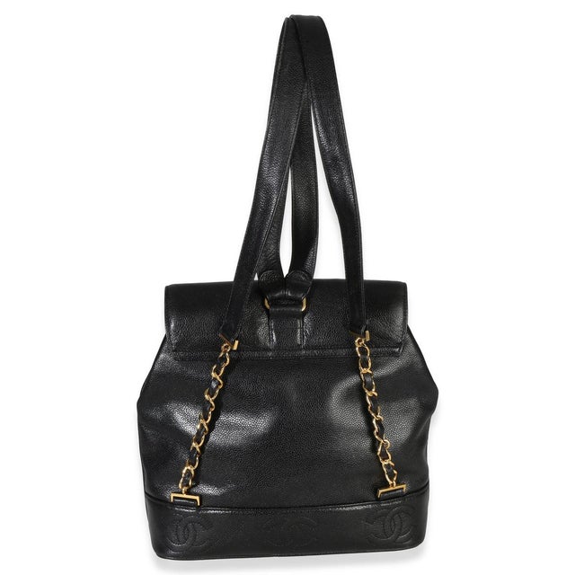 Chanel Vintage 24k Triple CC Flap Backpack For Sale - Image 4 of 10