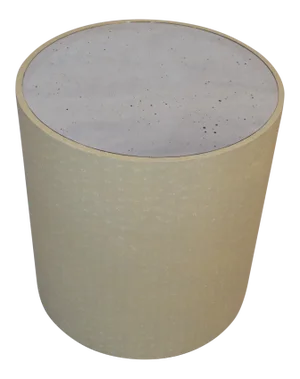 Made Goods Jordan Side Table in Cream Faux Turtle