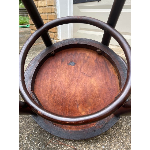 Early 20th Century Mazowia Bentwood Bistro Chair For Sale - Image 10 of 13