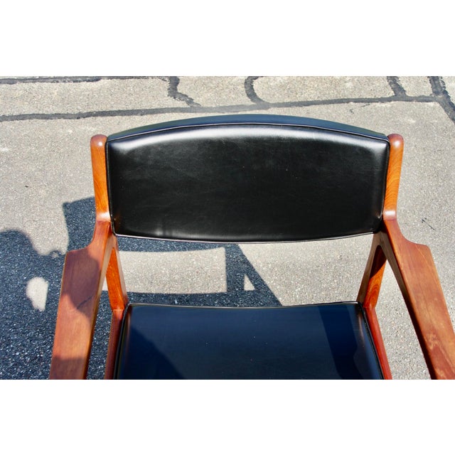 Large Erika Office Chair in Teak by Erik Buck, Denmark, 1960 For Sale - Image 3 of 11