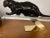 Metal Vintage 1970s Italian Panther on Lucite Stand For Sale - Image 7 of 9
