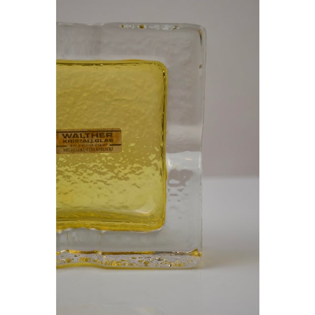 Vintage Crystal Ashtray from Walther Kristallglas, Germany, 1970s For Sale - Image 10 of 13