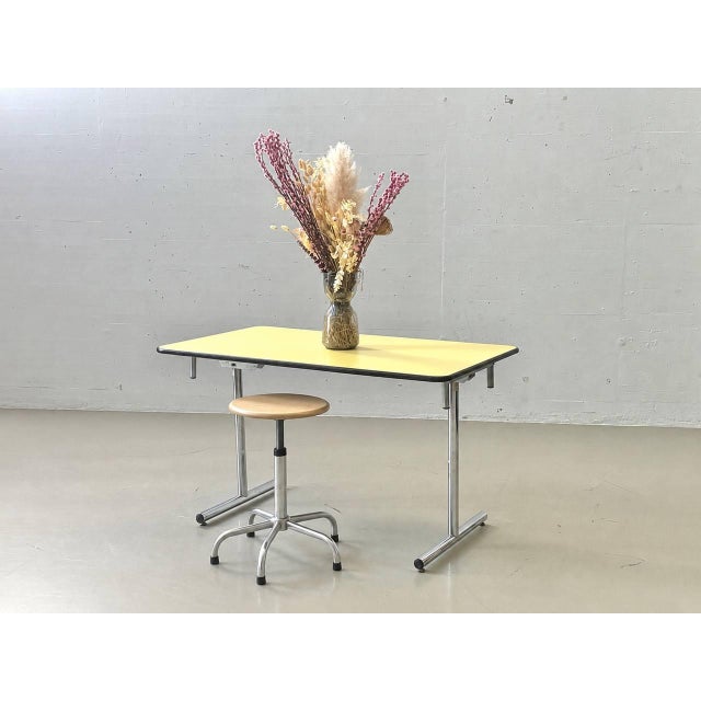 Yellow Folding Table from Kelko, 1980s For Sale - Image 14 of 14