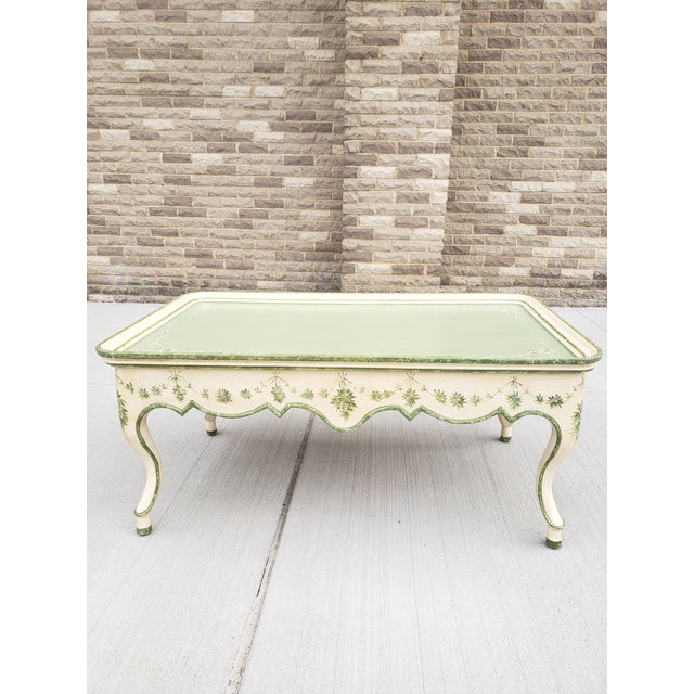 Vintage French Provincial Style Handpainted Coffee Table Chairish