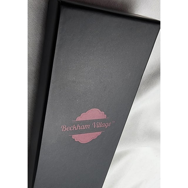 1980s 1980s Elegant Brass Gecko Desk Letter Opener With Rhinestone Eyes For Sale - Image 5 of 6