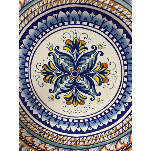 1910s Mediterranean William Sonoma Mediterranean Salad Plates - Set of 8 For Sale - Image 4 of 6