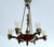 1930s Large Art Deco Sculptural Chandelier in Bronze and Glass, 1930s For Sale - Image 5 of 18