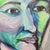 Vintage 2000 Original Fauvist Expressionist Female Nude Portrait Painting For Sale In Chicago - Image 6 of 13