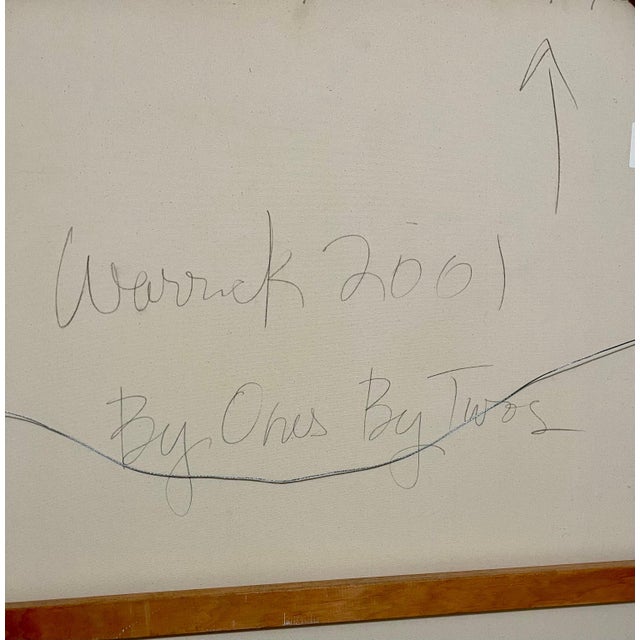 1990s Cheryl Warrick, Abstract Mixed Media Painting African American Woman Artist Cheryl Warrick, 1999 For Sale - Image 5 of 18