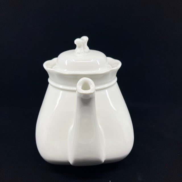 Vintage 1960s Red Cliff Montcliff 8 Cup Ironstone Tea Pot For Sale - Image 4 of 11