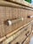 Vintage Pencil Reed Rattan 6-Drawer Dresser With Cane Drawer Fronts For Sale - Image 9 of 12