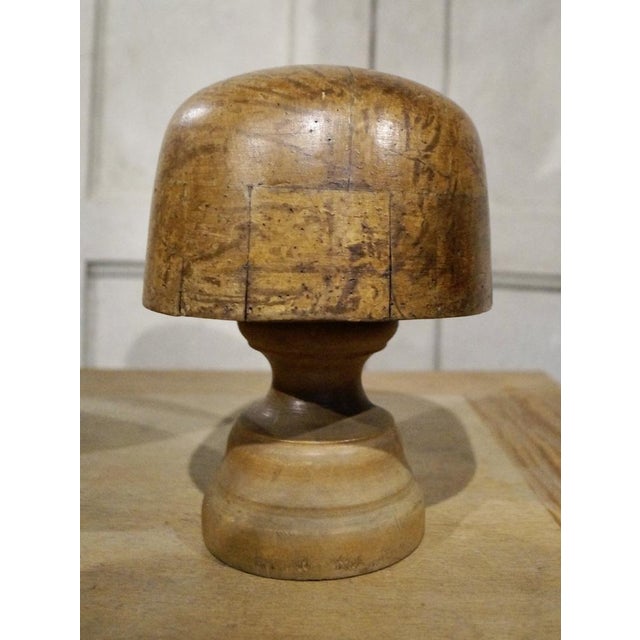 Hat Block on Stand by Riva Marchesi for Paris Milliners, 1900s For Sale - Image 3 of 10