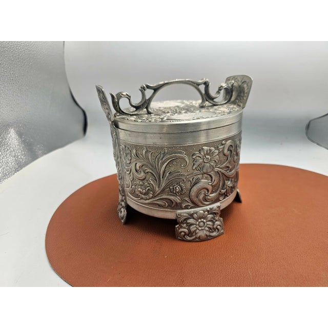 Candy Tin from Telemark Rosemaling, 1985, Set of 2 For Sale - Image 4 of 10