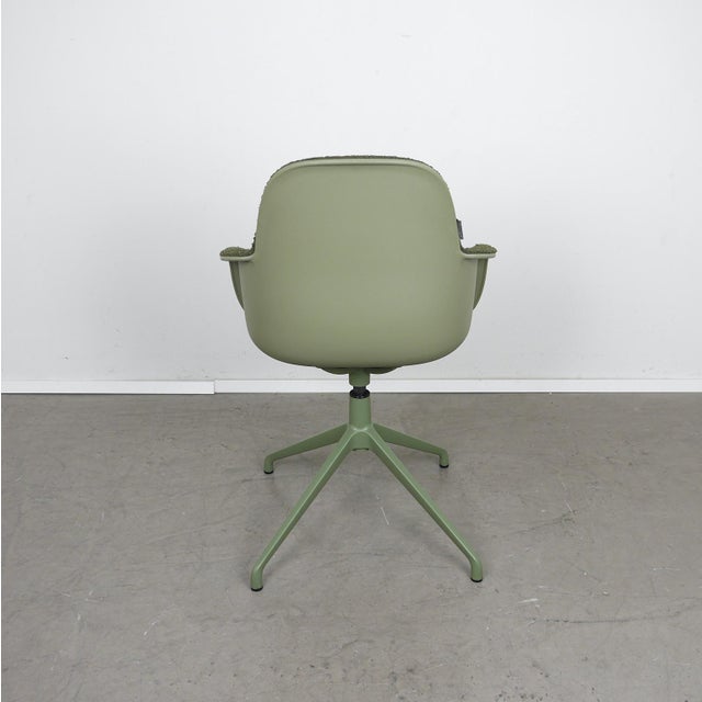 Green Swivel Chair with Green Fabric by Studio Ape for Zuiver, Netherlands, 2010s For Sale - Image 8 of 18