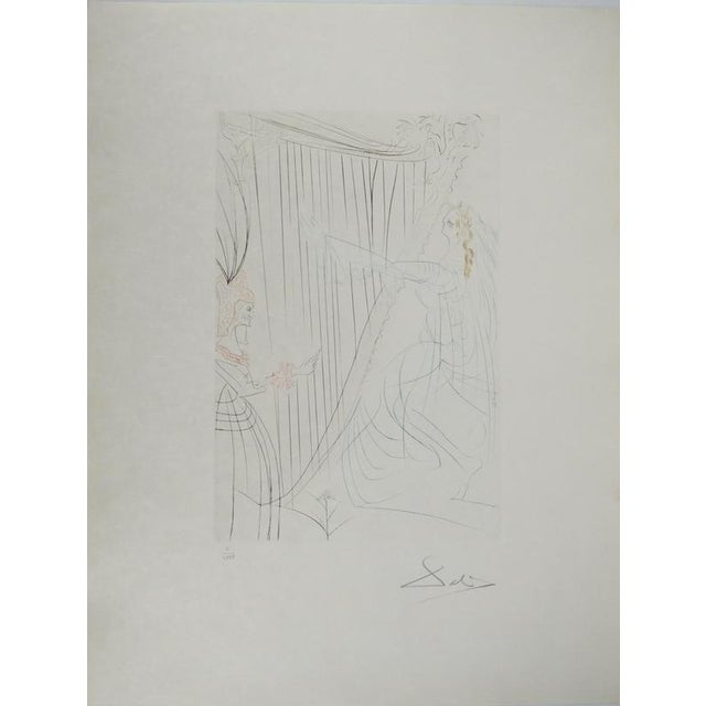 Black Salvador Dali, Queen Isolde and Her Daughter, 1970, Engraving For Sale - Image 8 of 8