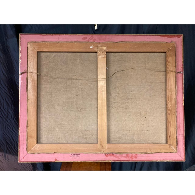 René BEZAUD (1909-2000) Leaving the Port Oil on canvas Framed seascape 1930s Framed dimensions: 83 x 64 x 5 cm Canvas only...