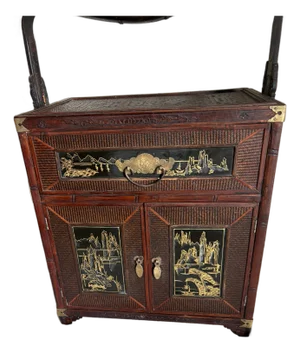 1950s Vintage Chinoiserie Wedding Cabinet